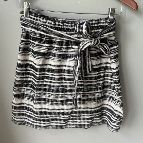 Ann Taylor Loft Women's Striped Elastic Band Skirt Size Small - Picture 2 of 9